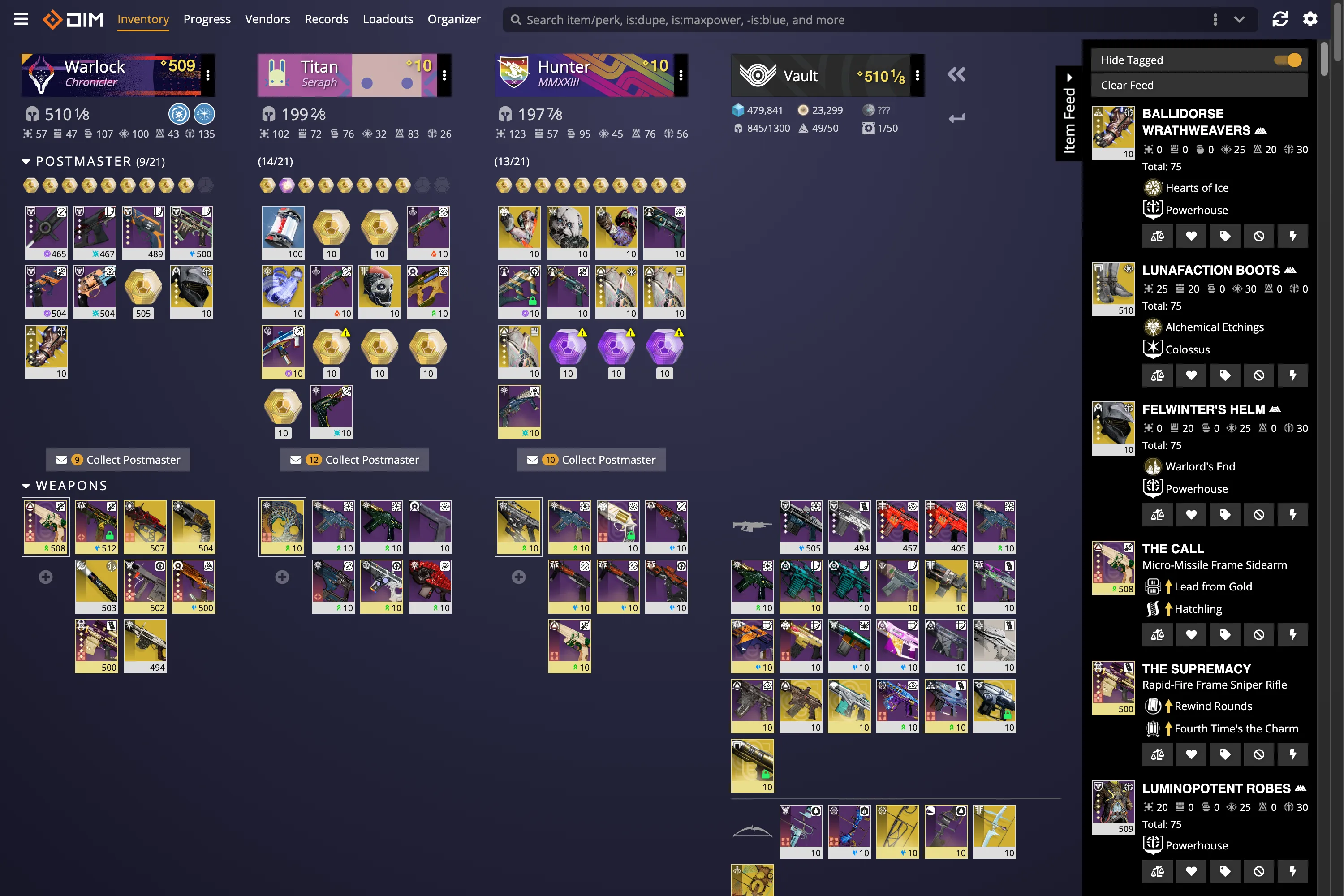 Destiny Item Manager
