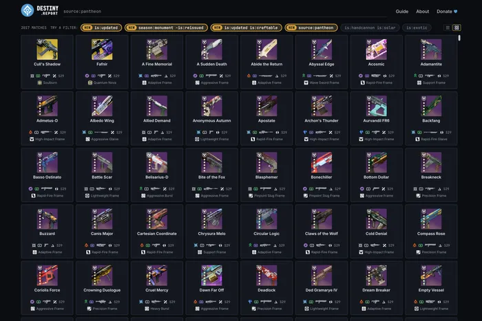 destiny.report