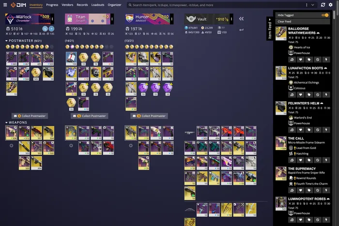 Destiny Item Manager
